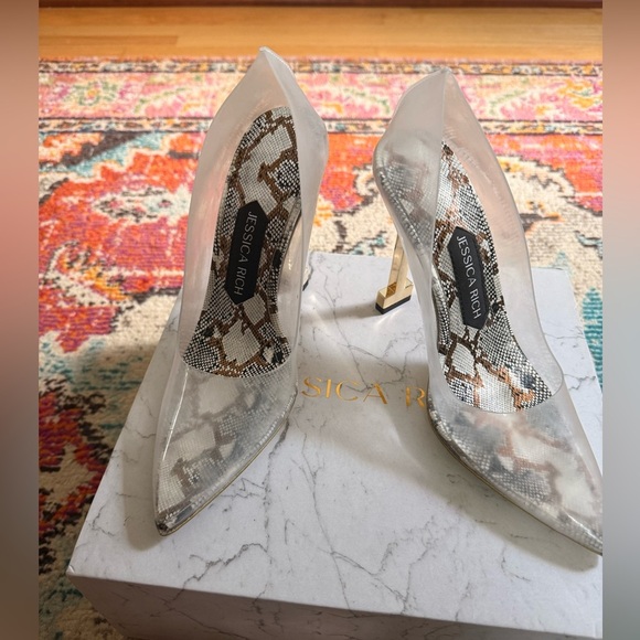 JESSICA RICH “SO FANCY” STILETTO 120 MM | SNAKESKIN - Picture 2 of 11